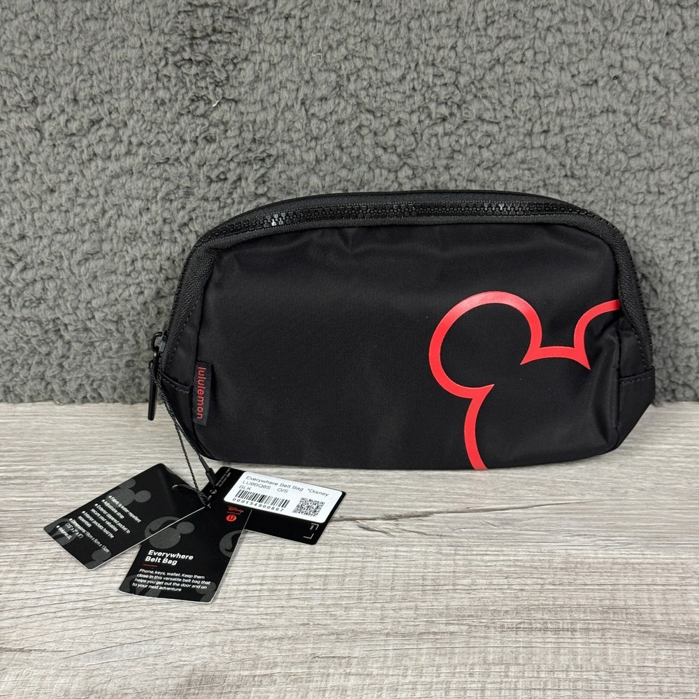 Lululemon X Disney 1L Everywhere Belt Bag Fanny Pack Mickey Mouse Rare NWT